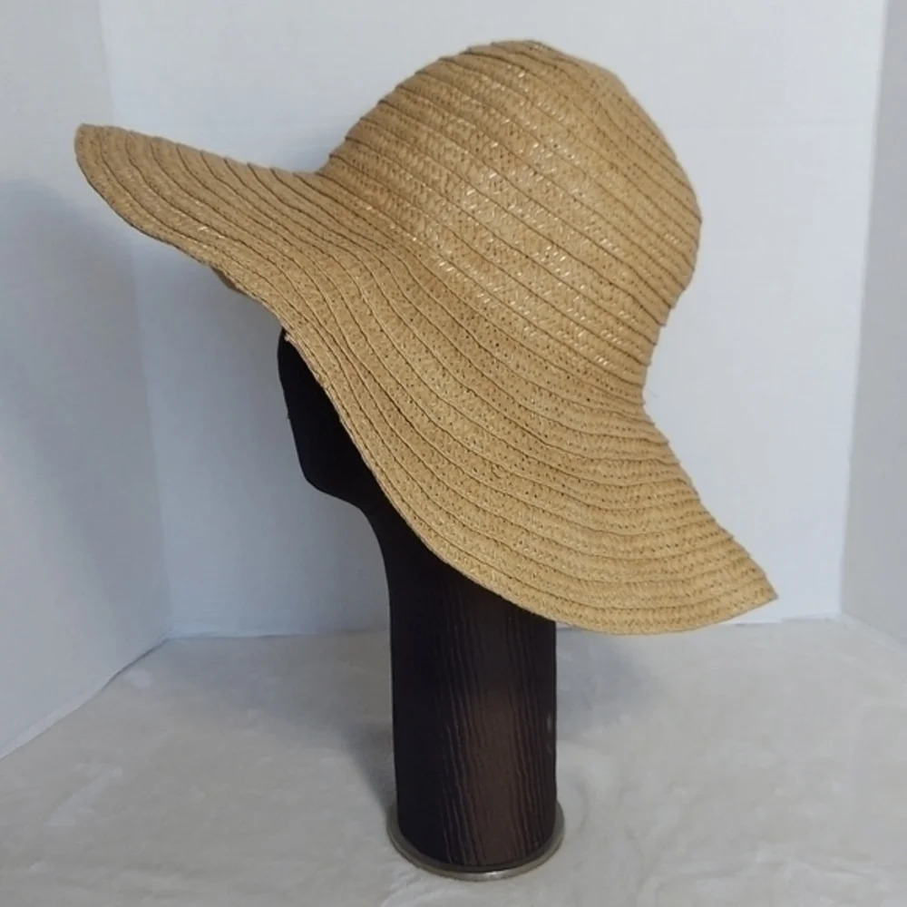 Iman Tan Floppy Brim Sun Hat